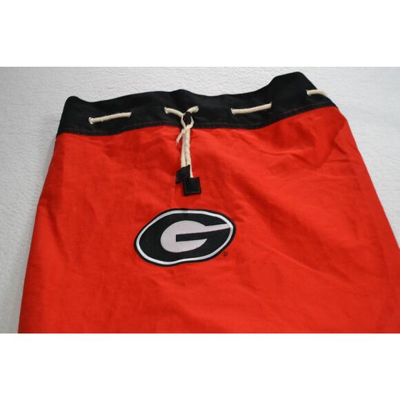 Collegiate Delight Canvas Duffle BAG Travel University Georgia DAWGS Bulldogs - Picture 2 of 5